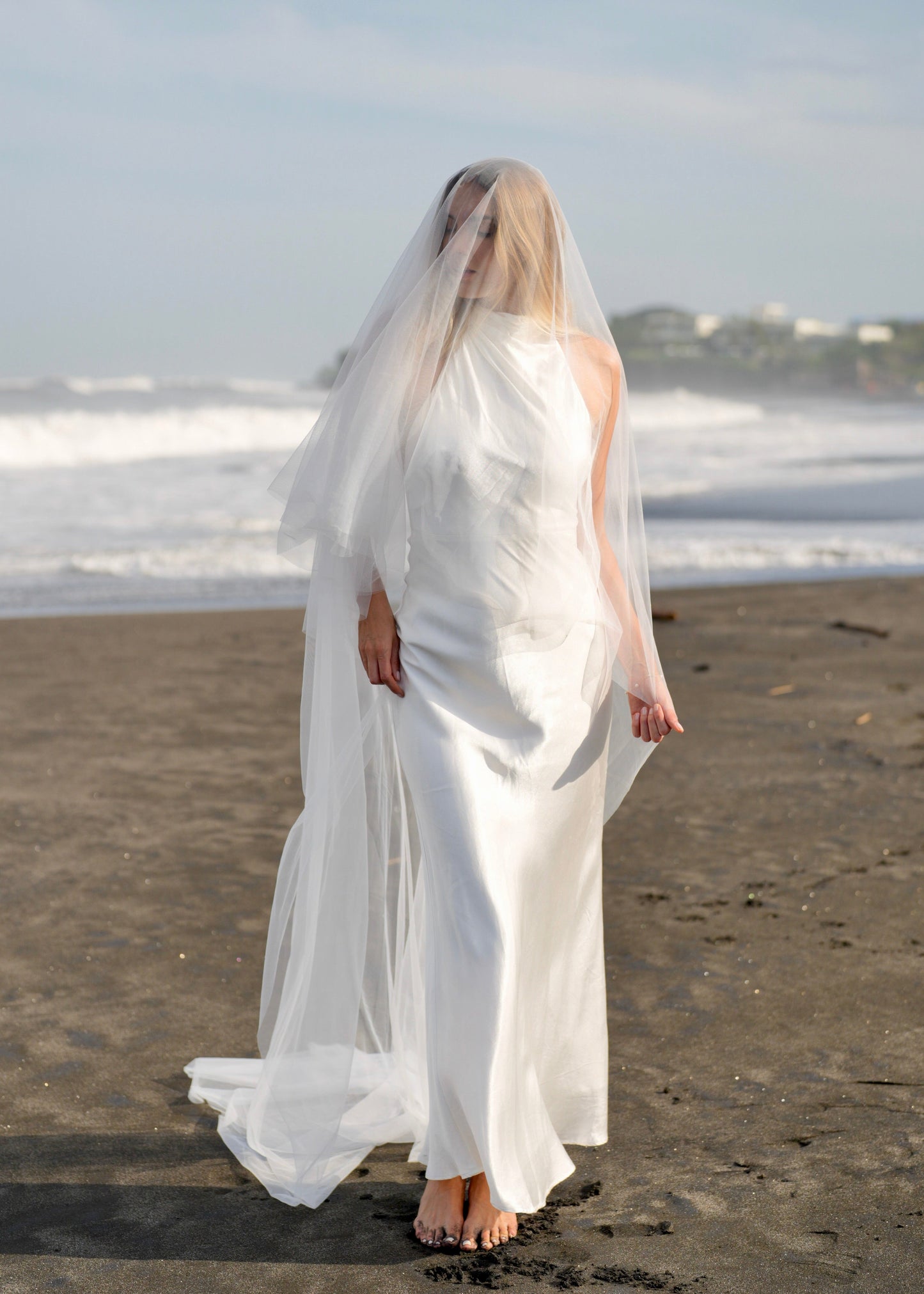 SIMPLE PLAIN CLASSIC VEIL, CATHEDRAL LENGTH, TWO TIER