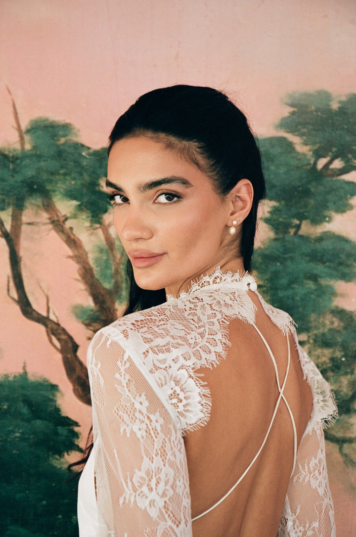 Floral Chantilly Lace Bolero