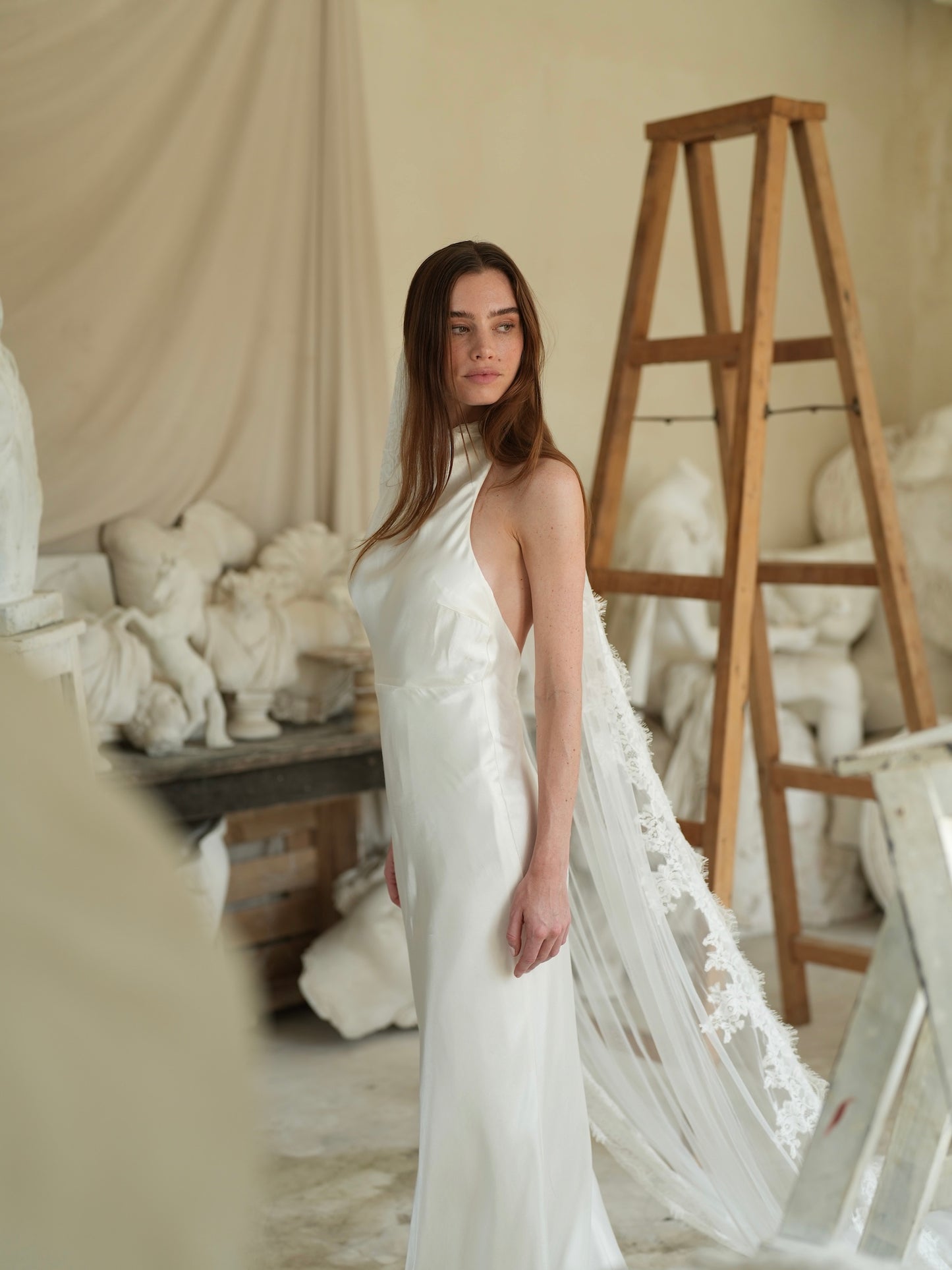 ROYAL LACE VEIL, SINGLE TIER, CATHEDRAL LENGTH