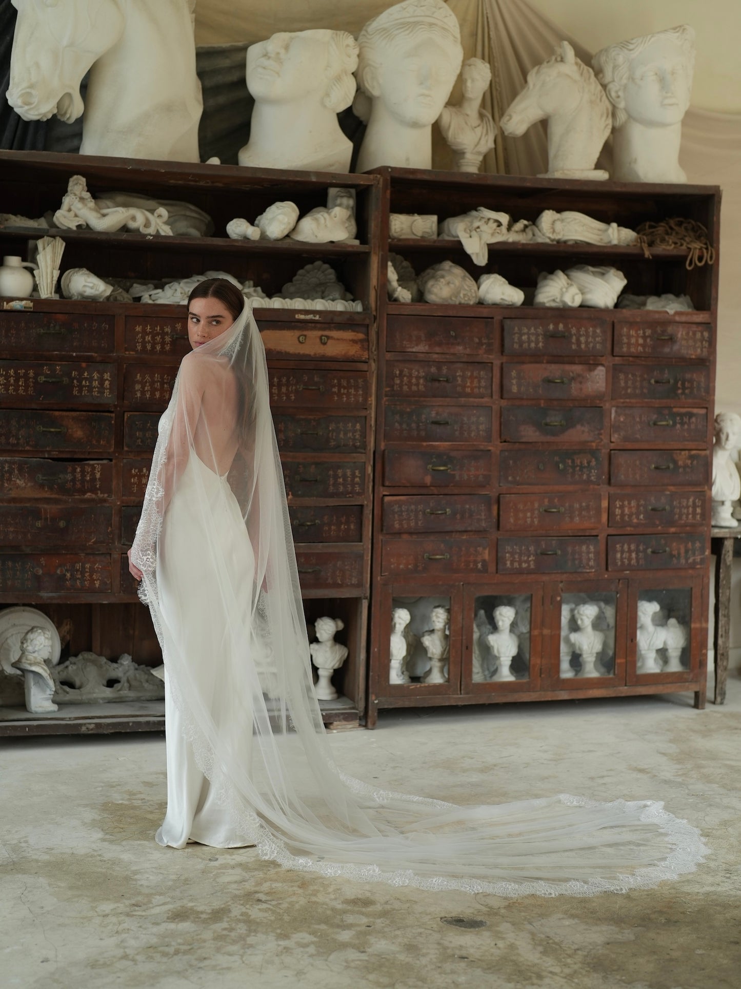 Lace Veil, Single Tier, Cathedral Length