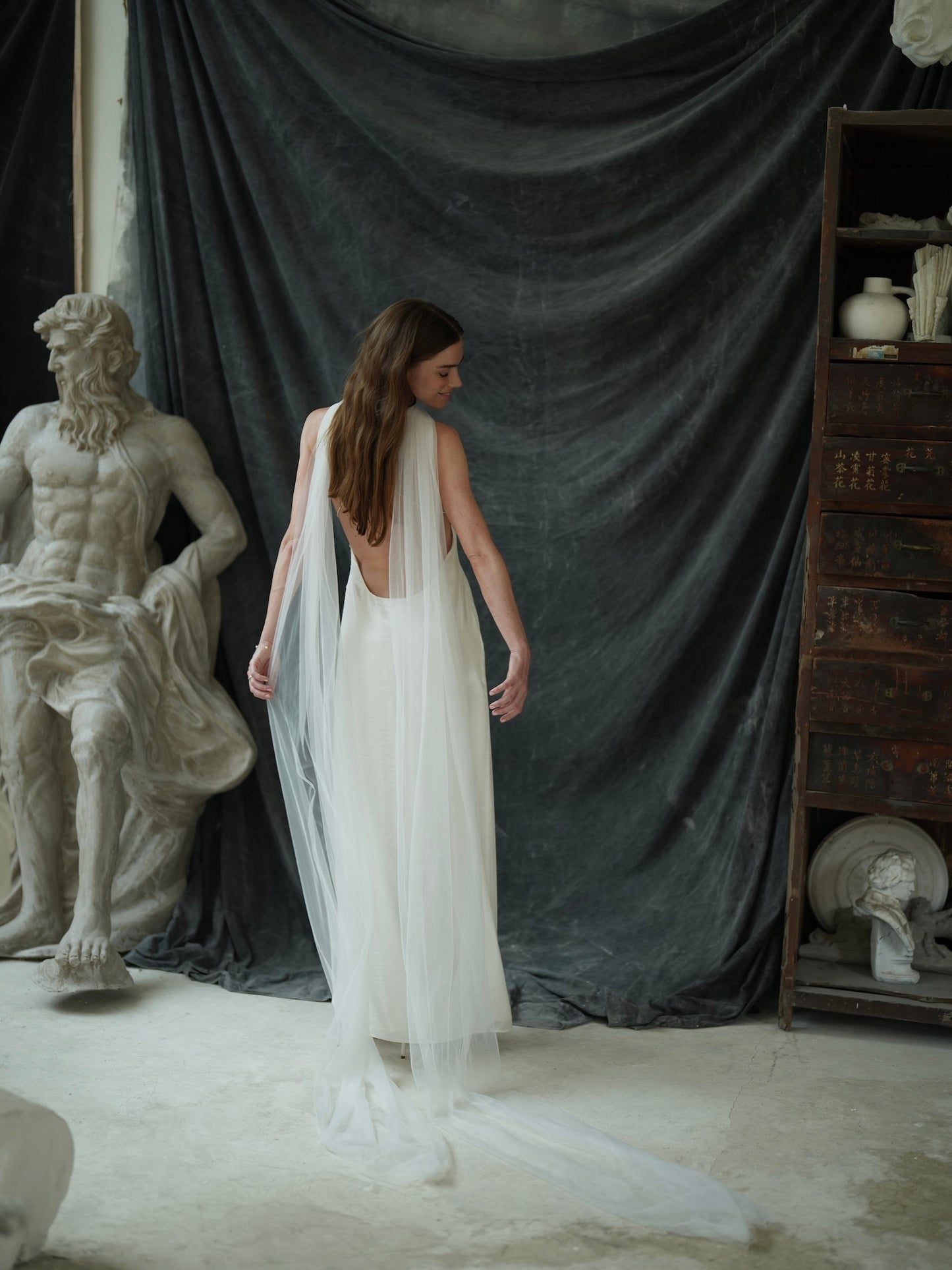 Bridal Tulle Neck Scarf