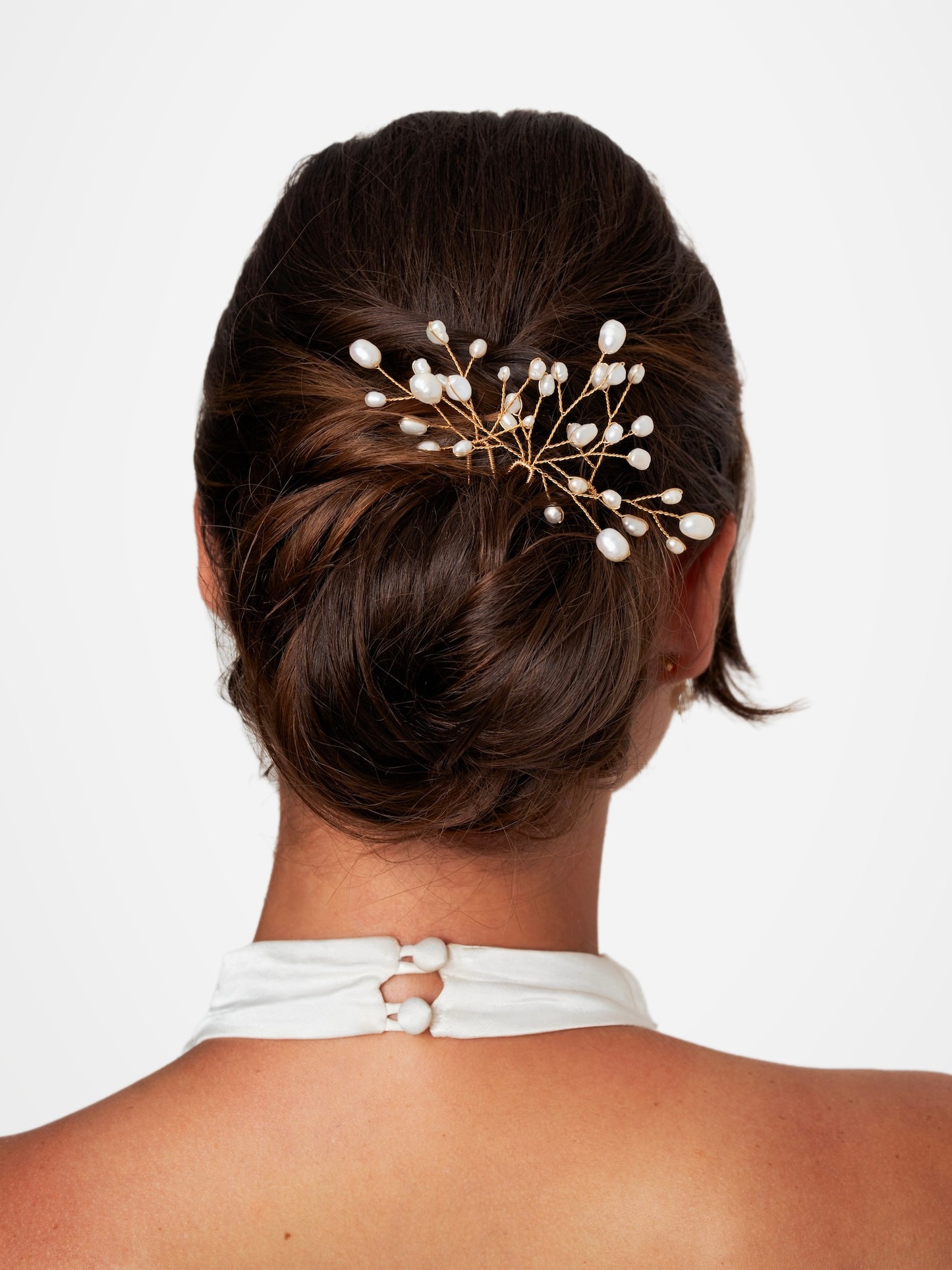 Baby's-Breath Pearl Hairpins, Set of 3
