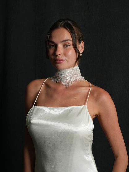 For Bell- Chantilly Lace Choker