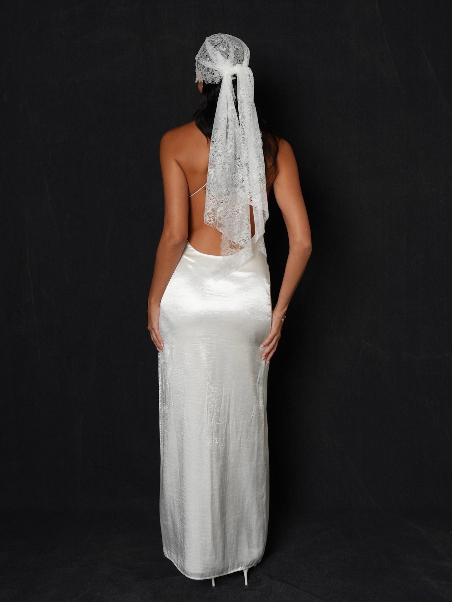 Bridal Lace Headscarf & Neck Scarf