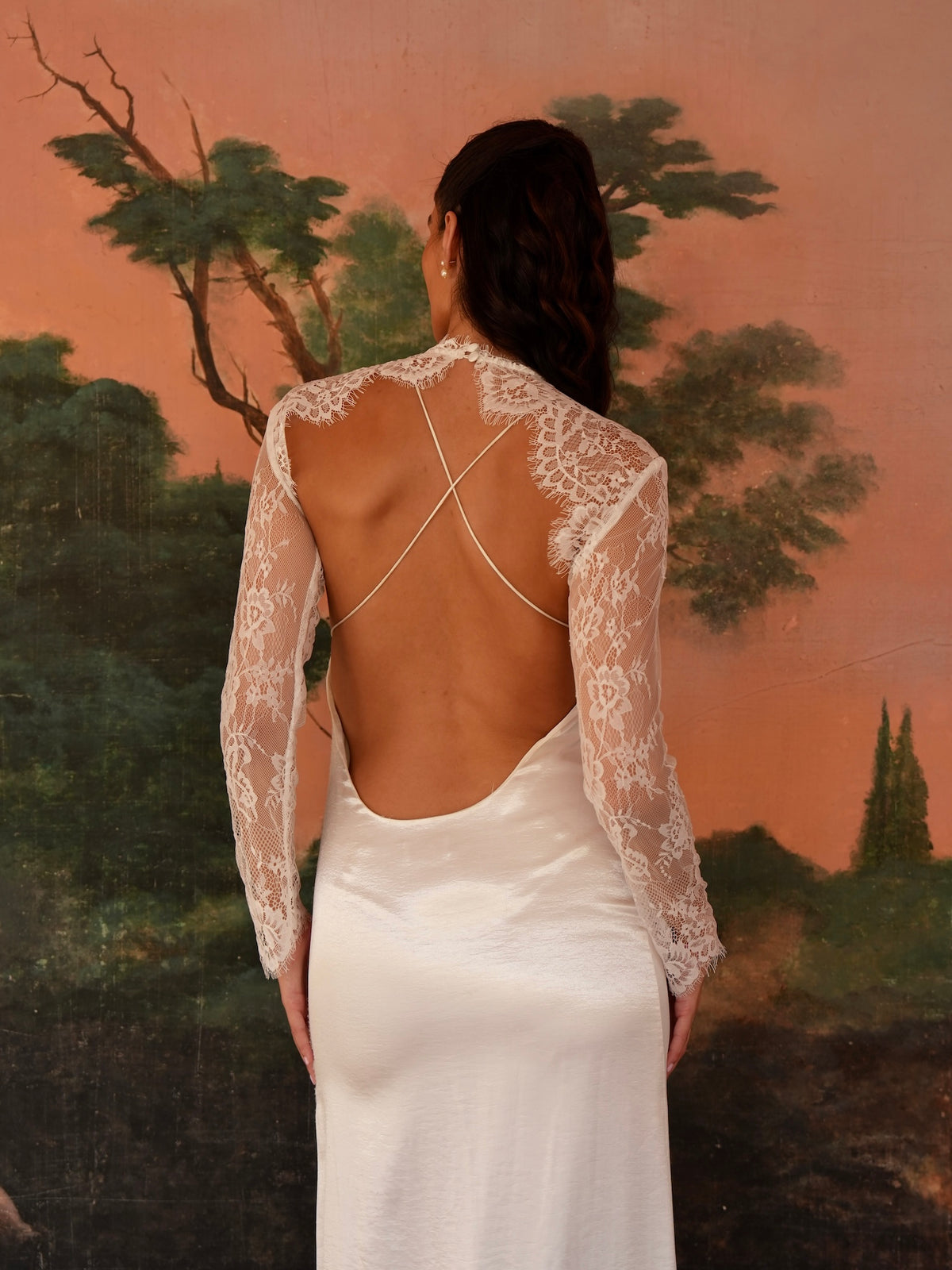 Floral Chantilly Lace Bolero