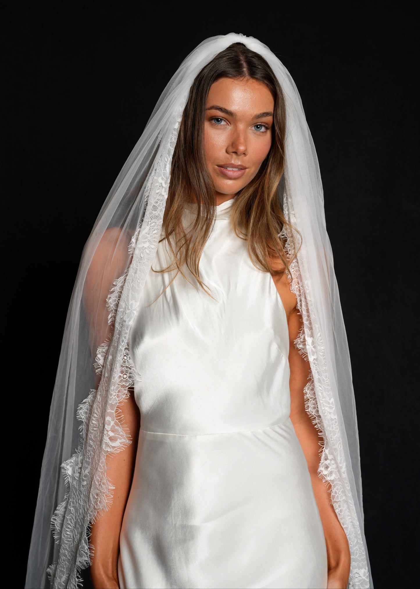 LACE VEIL, SINGLE TIER, CATHEDRAL LENGTH