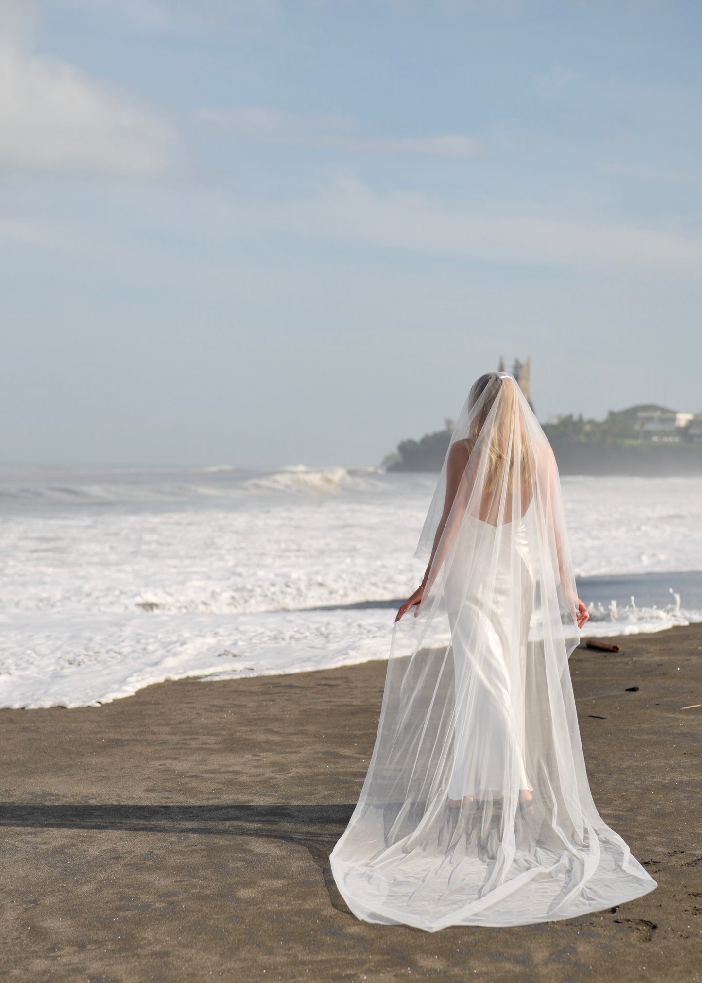 SIMPLE PLAIN CLASSIC VEIL, CATHEDRAL LENGTH, TWO TIER