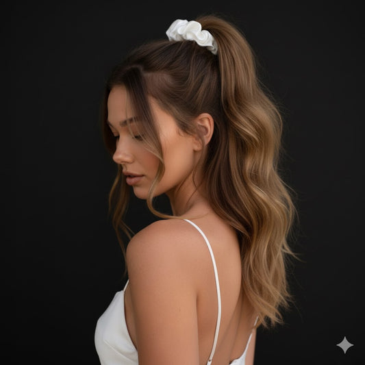 BRIDAL MULBERRY SILK SCRUNCHIE (BLACK FRIDAY GIFT)